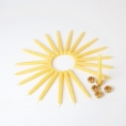 dipam - 100% beeswax tapered birthday ring candles 